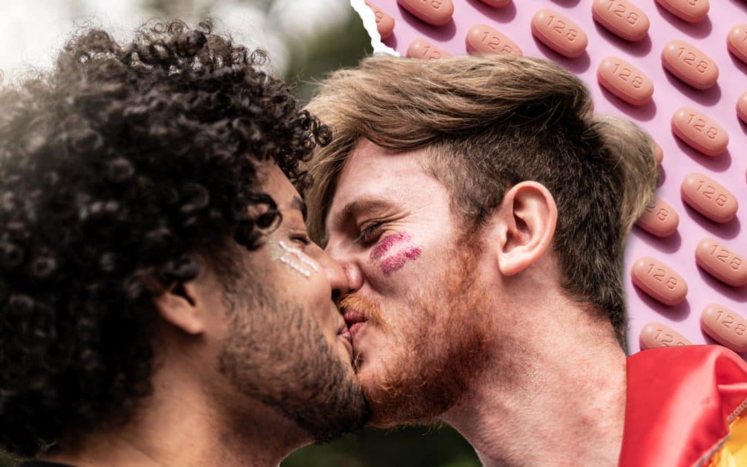 white men kissing beard red pill